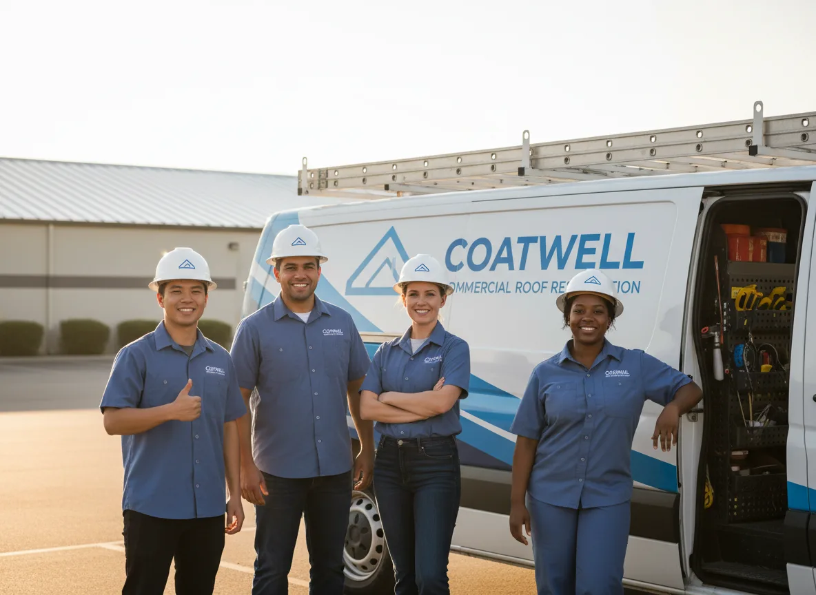Commercial roof coating company in Chesterhill, OH
